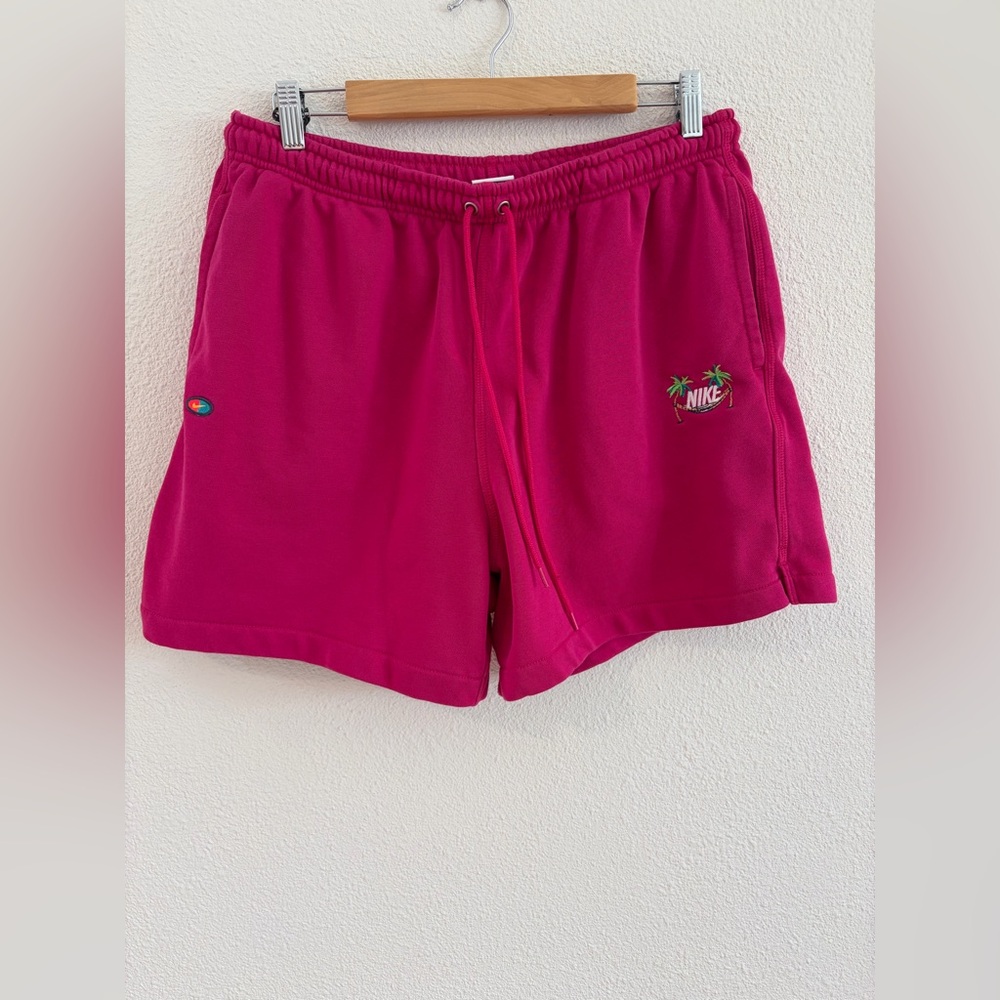 Nike flow vibe men’s hot pink shorts size large